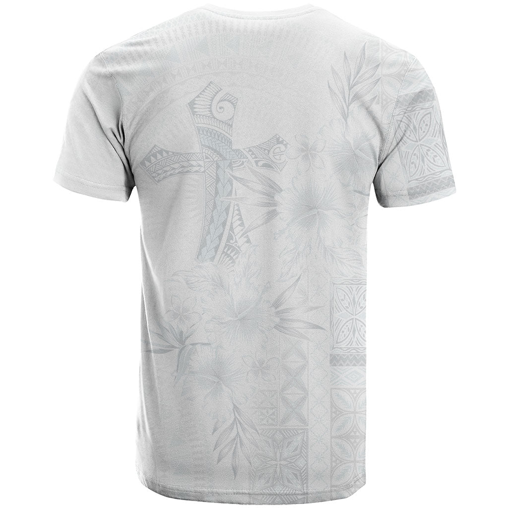 Samoa AIGA Mamanu Siapo Malu Motifs T Shirt Lotu a Tamaiti White Ver