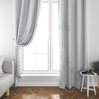 Samoa AIGA Mamanu Siapo Malu Motifs Window Curtain Lotu a Tamaiti White Ver