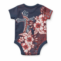 Samoa AIGA Mamanu Siapo Malu Motifs Baby Onesie Flag Color