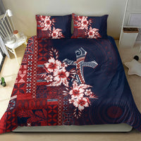 Samoa AIGA Mamanu Siapo Malu Motifs Bedding Set Flag Color