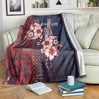 Samoa AIGA Mamanu Siapo Malu Motifs Blanket Flag Color