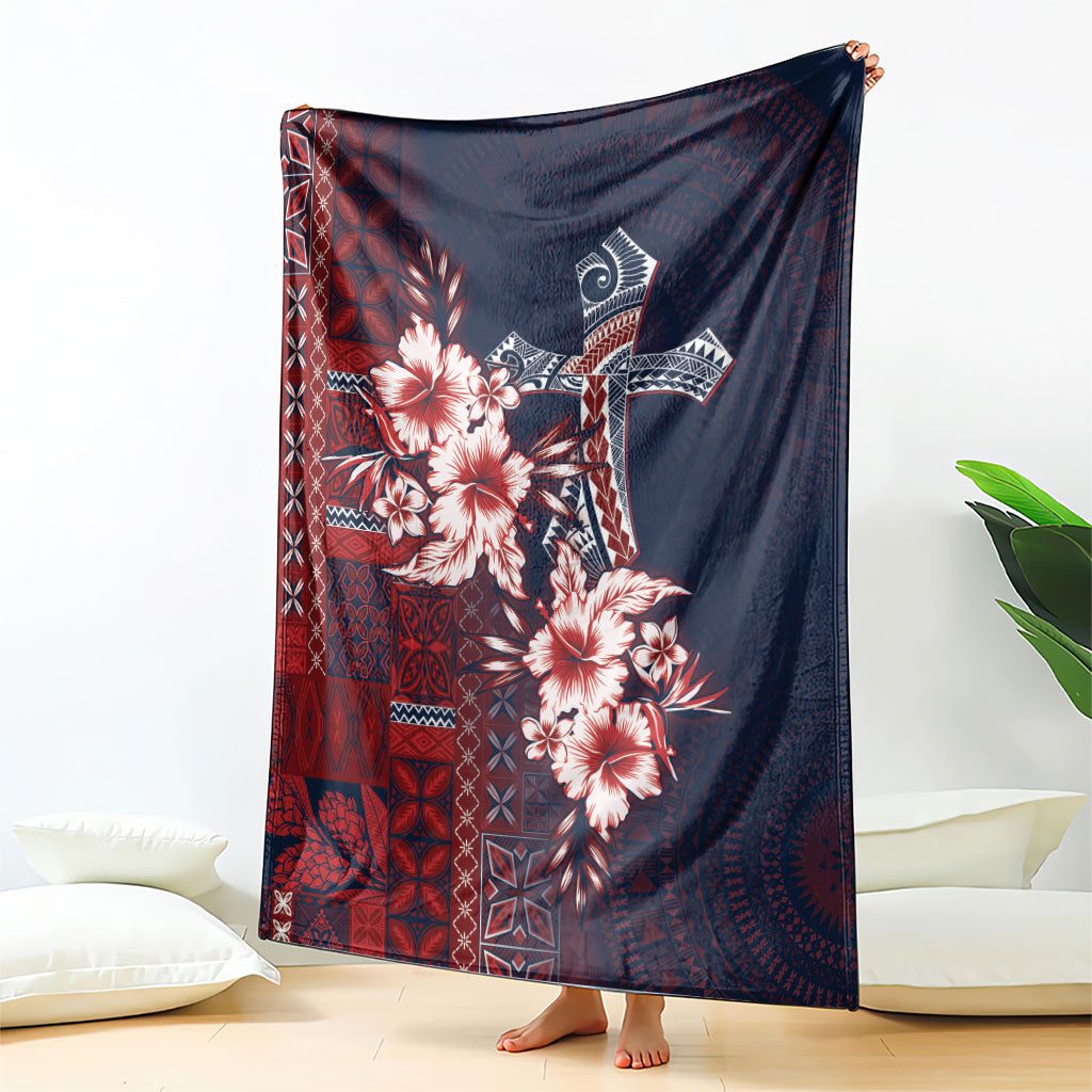 Samoa AIGA Mamanu Siapo Malu Motifs Blanket Flag Color