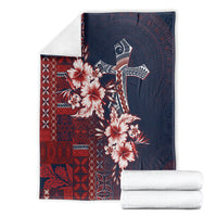 Samoa AIGA Mamanu Siapo Malu Motifs Blanket Flag Color