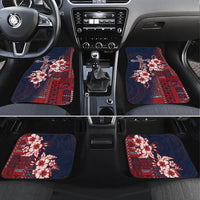 Samoa AIGA Mamanu Siapo Malu Motifs Car Mats Flag Color