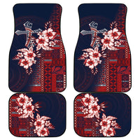 Samoa AIGA Mamanu Siapo Malu Motifs Car Mats Flag Color