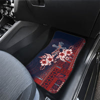 Samoa AIGA Mamanu Siapo Malu Motifs Car Mats Flag Color