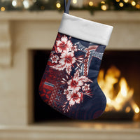 Samoa AIGA Mamanu Siapo Malu Motifs Christmas Stocking Flag Color