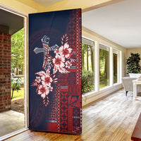 Samoa AIGA Mamanu Siapo Malu Motifs Door Cover Flag Color
