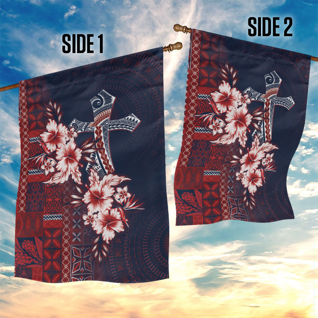 Samoa AIGA Mamanu Siapo Malu Motifs Garden Flag Flag Color