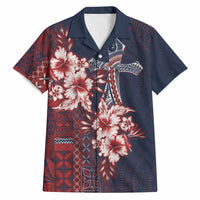 Samoa AIGA Mamanu Siapo Malu Motifs Hawaiian Shirt Flag Color