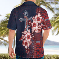 Samoa AIGA Mamanu Siapo Malu Motifs Hawaiian Shirt Flag Color