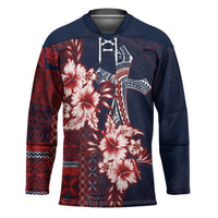 Samoa AIGA Mamanu Siapo Malu Motifs Hockey Jersey Flag Color