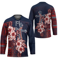 Samoa AIGA Mamanu Siapo Malu Motifs Hockey Jersey Flag Color