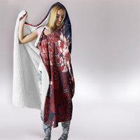 Samoa AIGA Mamanu Siapo Malu Motifs Hooded Blanket Flag Color