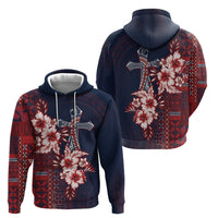 Samoa AIGA Mamanu Siapo Malu Motifs Hoodie Flag Color