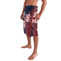 Samoa AIGA Mamanu Siapo Malu Motifs Lavalava Flag Color