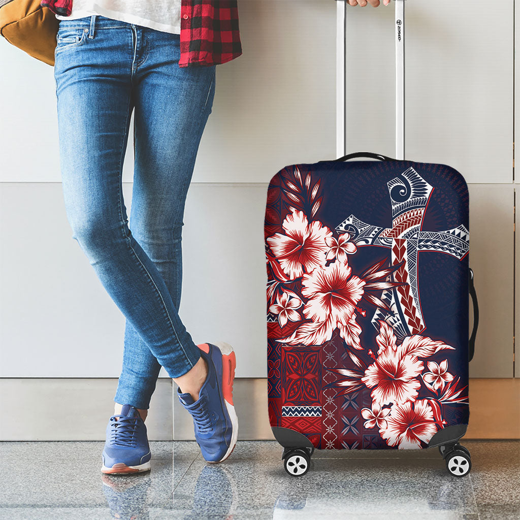 Samoa AIGA Mamanu Siapo Malu Motifs Luggage Cover Flag Color