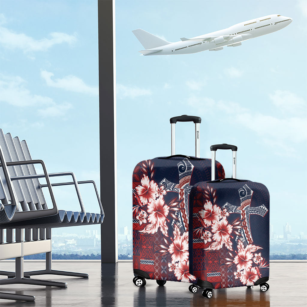 Samoa AIGA Mamanu Siapo Malu Motifs Luggage Cover Flag Color