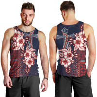 Samoa AIGA Mamanu Siapo Malu Motifs Men Tank Top Flag Color