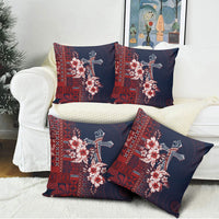 Samoa AIGA Mamanu Siapo Malu Motifs Pillow Cover Flag Color