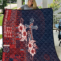 Samoa AIGA Mamanu Siapo Malu Motifs Quilt Flag Color