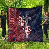 Samoa AIGA Mamanu Siapo Malu Motifs Quilt Flag Color