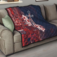 Samoa AIGA Mamanu Siapo Malu Motifs Quilt Flag Color