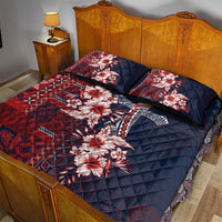 Samoa AIGA Mamanu Siapo Malu Motifs Quilt Bed Set Flag Color