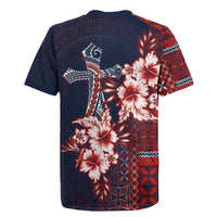 Samoa AIGA Mamanu Siapo Malu Motifs Rugby Jersey Flag Color