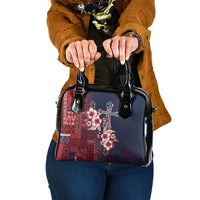 Samoa AIGA Mamanu Siapo Malu Motifs Shoulder Handbag Flag Color