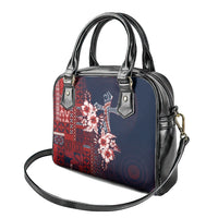 Samoa AIGA Mamanu Siapo Malu Motifs Shoulder Handbag Flag Color