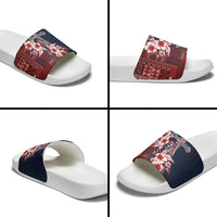 Samoa AIGA Mamanu Siapo Malu Motifs Slide Sandals Flag Color