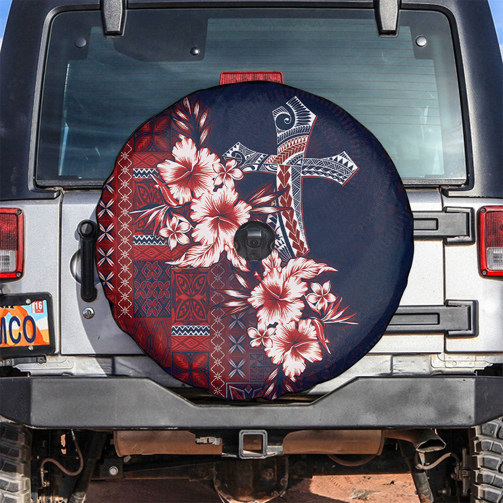 Samoa AIGA Mamanu Siapo Malu Motifs Spare Tire Cover Flag Color