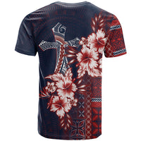 Samoa AIGA Mamanu Siapo Malu Motifs T Shirt Flag Color