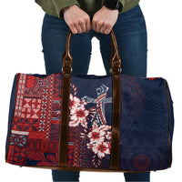 Samoa AIGA Mamanu Siapo Malu Motifs Travel Bag Flag Color