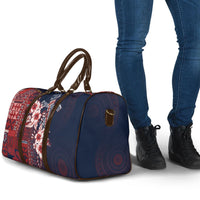 Samoa AIGA Mamanu Siapo Malu Motifs Travel Bag Flag Color