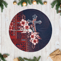 Samoa AIGA Mamanu Siapo Malu Motifs Tree Skirt Flag Color