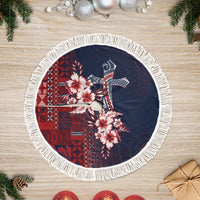Samoa AIGA Mamanu Siapo Malu Motifs Tree Skirt Flag Color