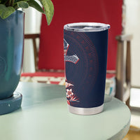 Samoa AIGA Mamanu Siapo Malu Motifs Tumbler Cup Flag Color