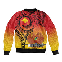 Papua New Guinea 50 Years Bomber Jacket Motuan Motifs