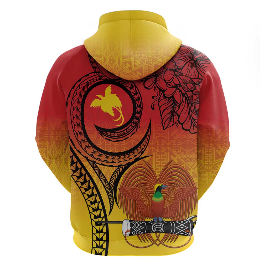 Papua New Guinea 50 Years Hoodie Motuan Motifs