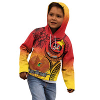 Papua New Guinea 50 Years Kid Hoodie Motuan Motifs