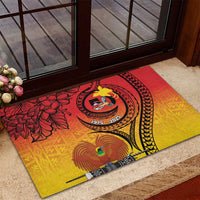 Papua New Guinea 50 Years Rubber Doormat Motuan Motifs LT7 - Polynesian Pride
