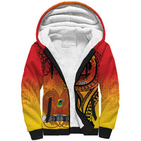 Papua New Guinea 50 Years Sherpa Hoodie Motuan Motifs