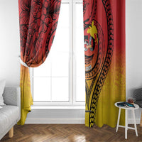 Papua New Guinea 50 Years Window Curtain Motuan Motifs