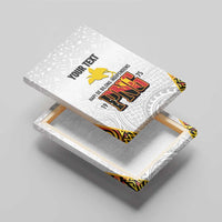 Personalized Papua New Guinea Canvas Wall Art Hapi De bilong Indipendens PNG