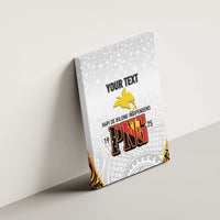 Personalized Papua New Guinea Canvas Wall Art Hapi De bilong Indipendens PNG