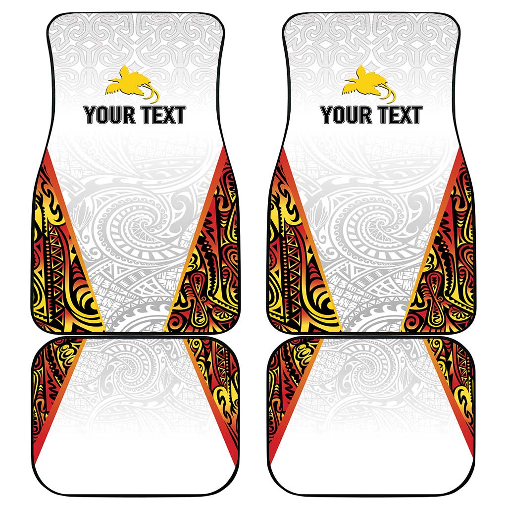 Personalized Papua New Guinea Car Mats Hapi De bilong Indipendens PNG