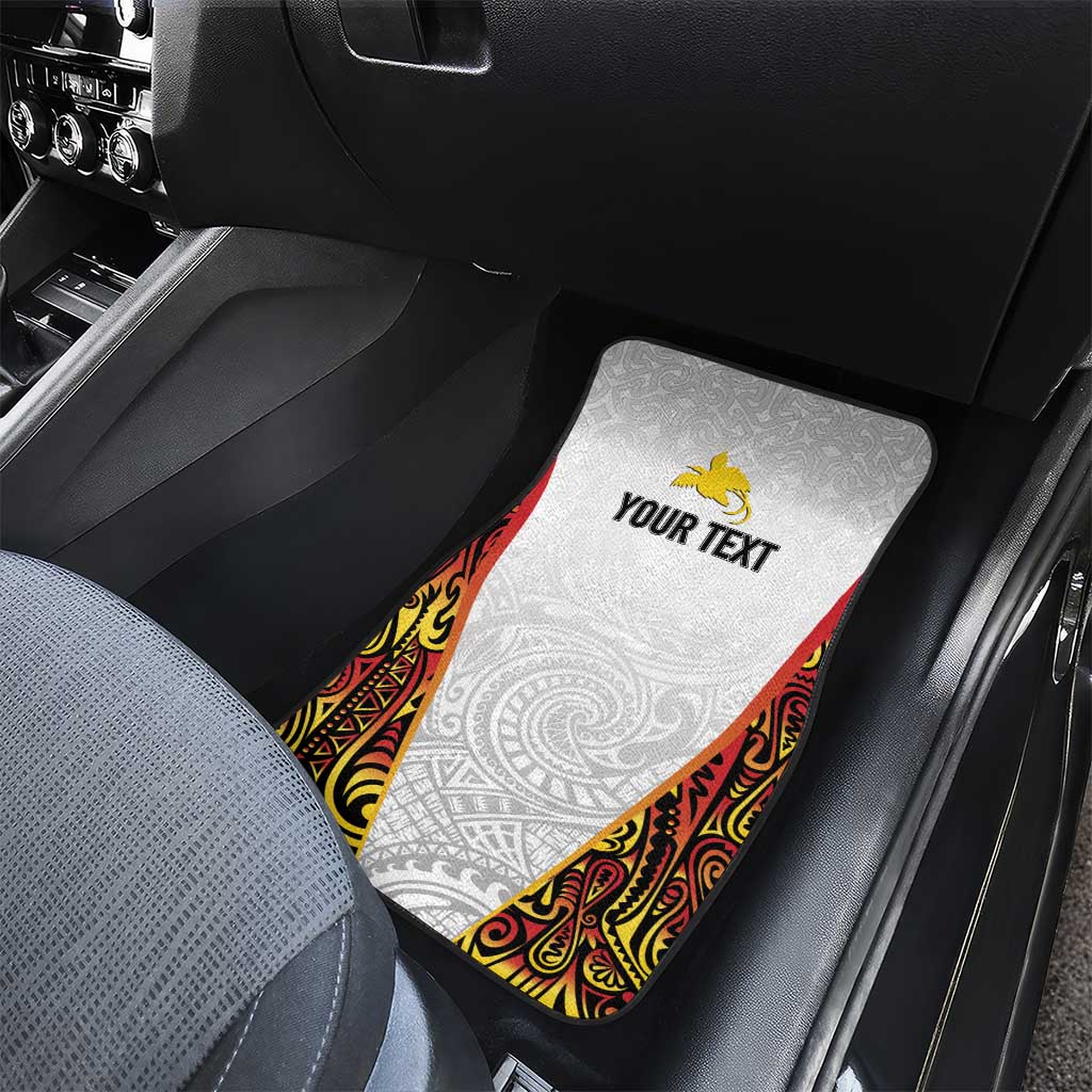 Personalized Papua New Guinea Car Mats Hapi De bilong Indipendens PNG