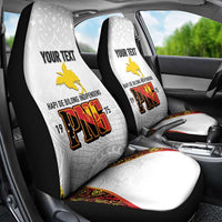 Personalized Papua New Guinea Car Seat Cover Hapi De bilong Indipendens PNG